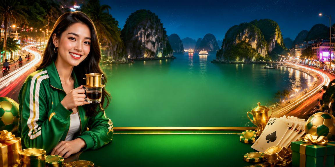 Người chơi Hạ Long thưởng thức cà phê trong khi tham gia card game trực tuyến