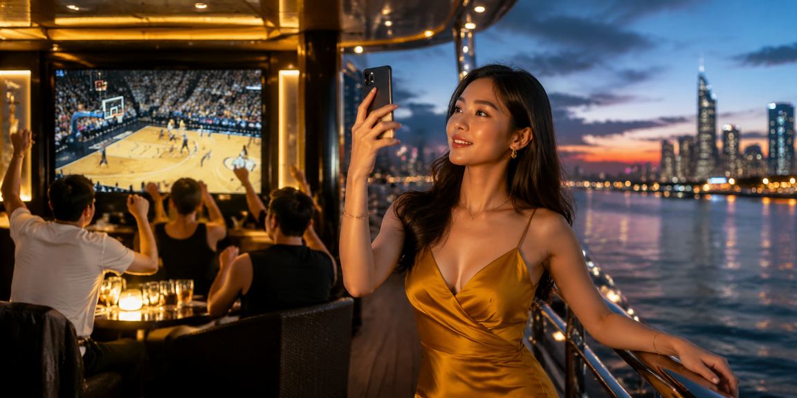 Người chơi tại Sài Gòn theo dõi xổ số và trò chơi bóng rổ trực tuyến
